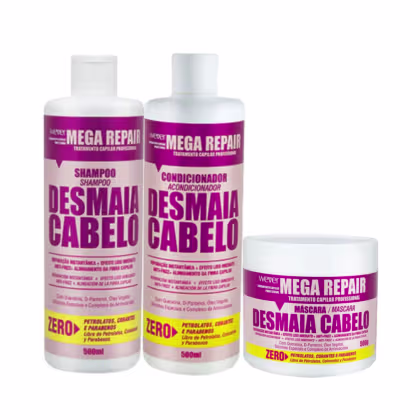 Imagem do produto Kit Wever Desmaia Cabelo Trio (3 Produtos)