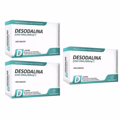 Imagem do produto Kit C3 Suplemento Desodalina Têrmogenico C60 – Sanibras