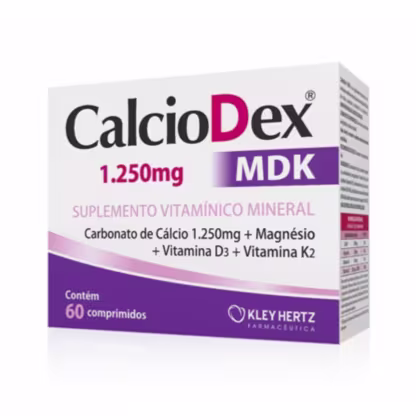 Imagem do produto Suplemento Alimentar Calciodex MDK Com 60 Cpr – Kley Hertz