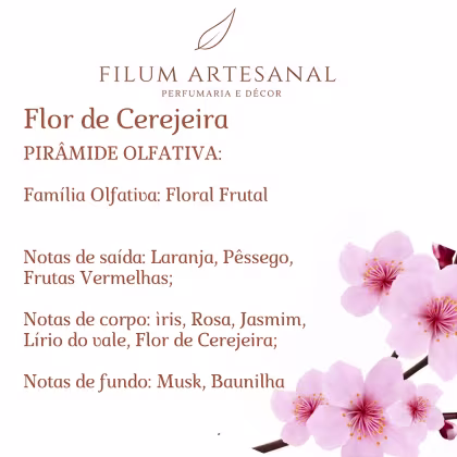 Imagem do produto Filum Artesanal Home Spray de Ambiente Flor de Cerejeira 200ml