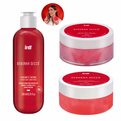 Imagem do produto Kit Deborah Secco Creme Clareador, Esfoliante e Sabonete Liquido