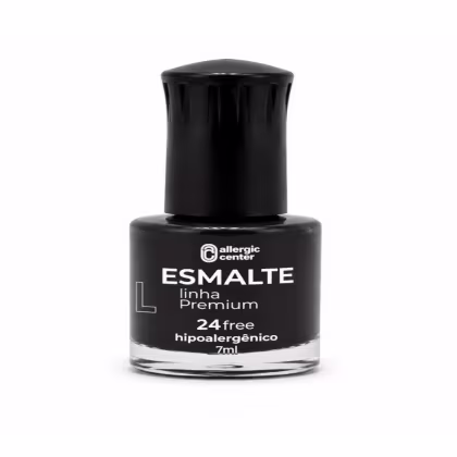 Imagem do produto Esmaltes Hipoalergênicos 24 Free 7mL Allergic Center Cor:Preto