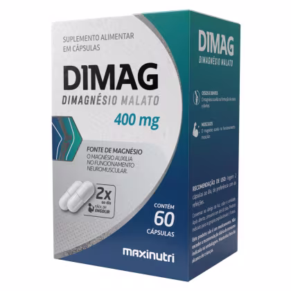 Imagem do produto Dimag 400mg Maxinutri 60 Cápsulas