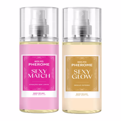 Imagem do produto Kit Kalya Pherome Sexy Match Sexy Glow Body Splash 200ml