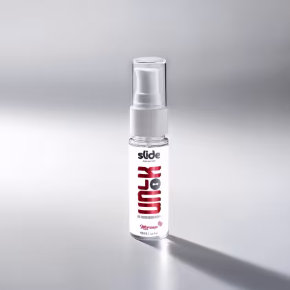 Gel Dessensibilizante Íntimo Slide Cosméticos Unlok Morango, 15ml.