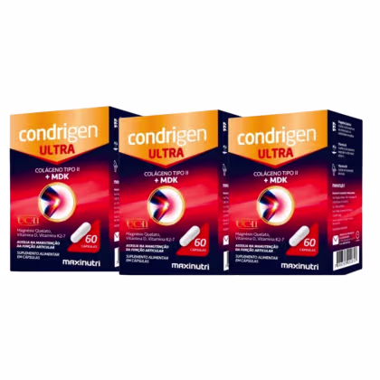 Imagem do produto Kit C3 Suplemento Condrigen Ultra MDK Articulações Maxinutri