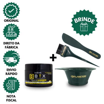 Imagem do produto BTX Premium Plancton 300g – Redução de Volume Sem Formol + Kit Aplicador Grátis