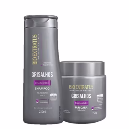 Imagem do produto Kit Shampoo e Máscara Grisalhos- Bio Extratus