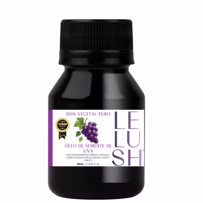Imagem do produto Óleo de Umectação de Semente de Uva 100% PURO - 60ml Lelush