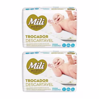 Imagem do produto Kit C2 Trocador Infantil Descartável C5 Love Care - Mili