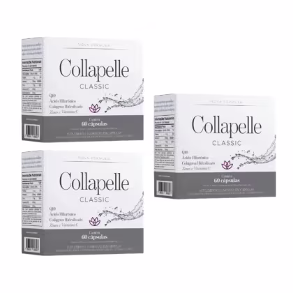 Imagem do produto Kit C3 Colágeno Hidrolisado Collapelle C60 - Prowin