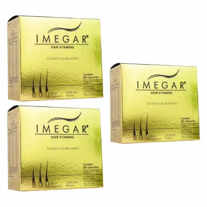 Imagem do produto Kit C3 Suplemento  Imegar Homens Mulheres C60 - Prowin