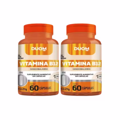 Imagem do produto Kit C2 Suplemento Vitamina B12 Cianocobalamina C60 – Duom