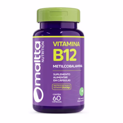 Imagem do produto Vitamina B12 - Metilcobalamina C60 Maltta