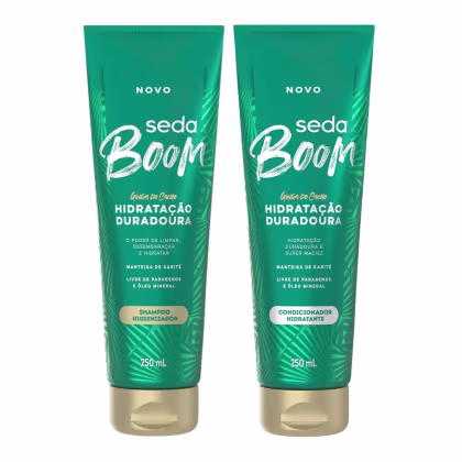 Imagem do produto Kit Sh+Cond Seda 250Ml Boom Hidratacao Douradoura