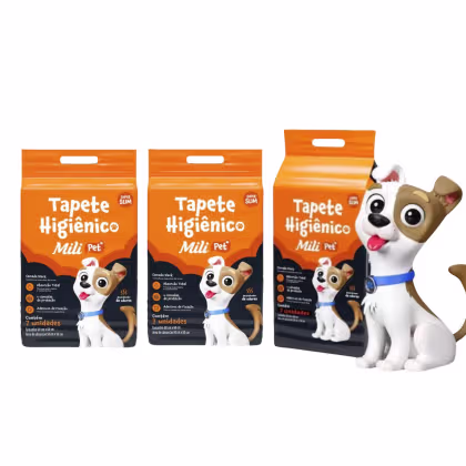 Imagem do produto Kit C3 Tapete Higiênico C/ 7 unidades - Mili Pet