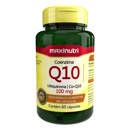 Imagem do produto Coenzima Q10 100mg Maxinutri com 60 Capsulas