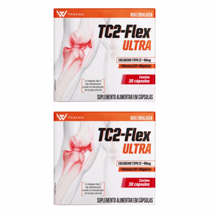 Imagem do produto Kit C2 TC2 Flex Ultra Prowin 40mg – Suporte Articular C30