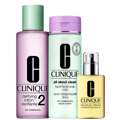 Imagem do produto Kit Clinique Sistema 3 Passos Pele 2 Extra (3 produtos)