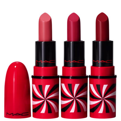 Imagem do produto Kit M·A·C Hypnotizing Holiday Tiny Tricks Mini Lipstick Trio Neutral (3 Produtos)