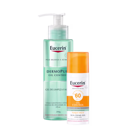 Imagem do produto Kit Eucerin Sun Oil Control FPS 60 + Dermopure (2 Produtos)