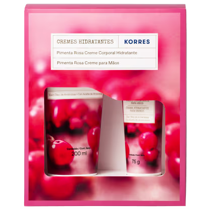 Imagem do produto Kit Korres Pimenta Rosa Hidratantes (2 produtos)