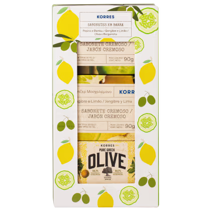 Imagem do produto Kit Korres Sabonetes em Barra (3 produtos)