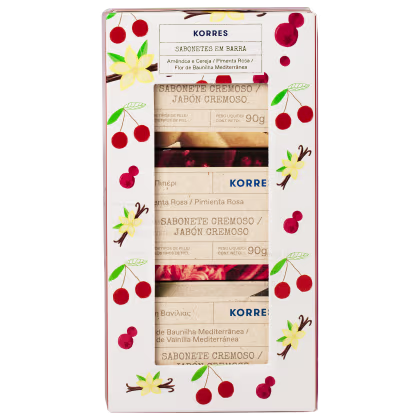 Imagem do produto Kit Korres Sabonetes em Barra Trio (3 produtos)