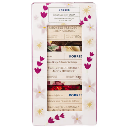 Imagem do produto Kit Korres Sabonetes em Barra Super (3 produtos)