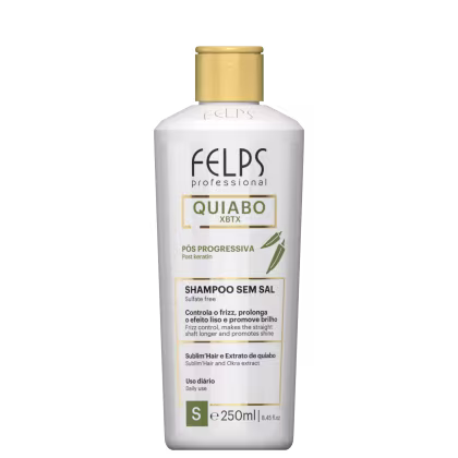 Imagem do produto Felps Professional Quiabo XBTX Pós Progressiva - Shampoo 250ml