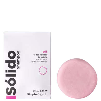 Imagem do produto Simple Organic Sólido All - Shampoo em Barra 70g