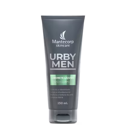 Imagem do produto Mantecorp Urby Men Rosto e Corpo - Sabonete Líquido 150ml
