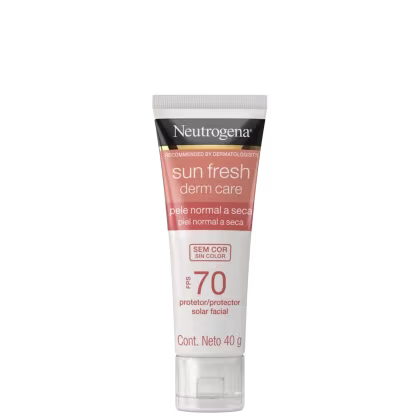 Imagem do produto Neutrogena Sun Fresh Derm Care FPS70 sem Cor - Protetor Solar Facial 40g