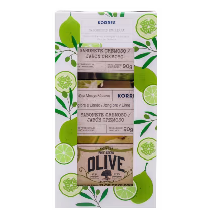 Imagem do produto Kit Korres Trio - Sabonete em Barra 3x90g