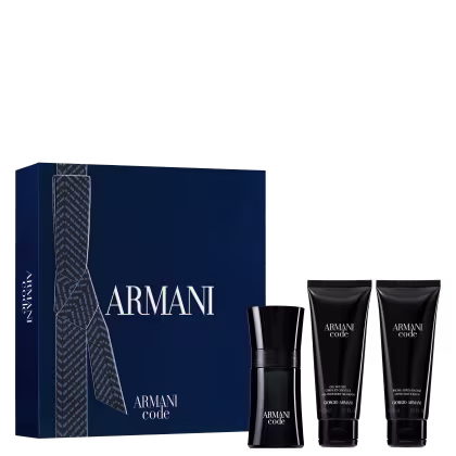 Imagem do produto Conjunto Giorgio Armani Code Homme Masculino - Eau de Toilette 75ml + Balm Pós-Barba 75ml + Shower Gel 75ml