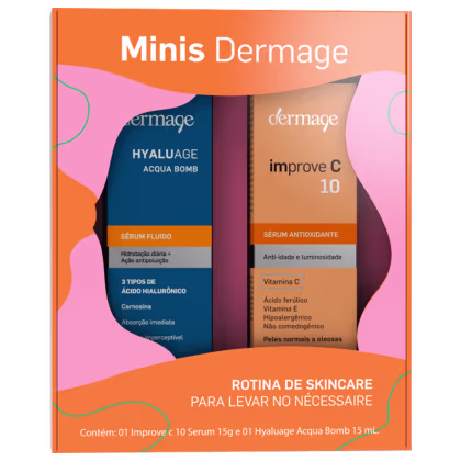 Imagem do produto Kit Dermage Improve Hyaluage Acqua Minis (2 Produtos)