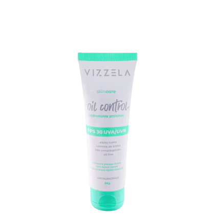 Imagem do produto Vizzela Cosméticos Oil Control FPS30 - Creme Hidratante Facial 50g
