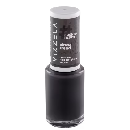 Imagem do produto Vizzela Cosméticos Fashionista Cinza Trend - Esmalte Cremoso 9ml