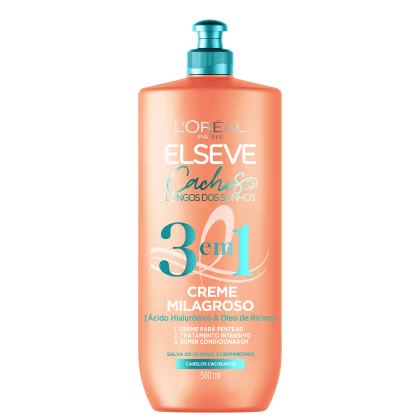 Imagem do produto Elseve L'Oréal Paris Cachos Longos dos Sonhos 3 em 1 - Creme de Tratamento 500ml