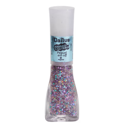 Imagem do produto Dailus Babado e Gliteria Peguei em Off - Esmalte 8ml