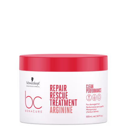 Pote branco com detalhes em vermelho e tampa vermelha.