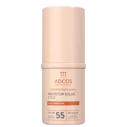 Imagem do produto Adcos Fotoproteção Diária Tonalizante Stick FPS55 Nude - Protetor Solar Facial com Cor 17g