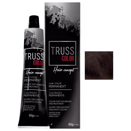 Imagem do produto TRUSS Color 5.0 Castanho Claro - Coloração Permanente 60g