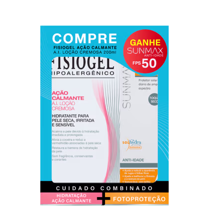 Imagem do produto Kit Fisiogel + Sunmax Medihealth Proteção & Hidratação (2 Produtos)