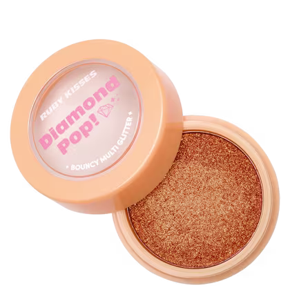 Imagem do produto Ruby Kisses Diamond Pop! Gold Glow - Iluminador Glitter 22g