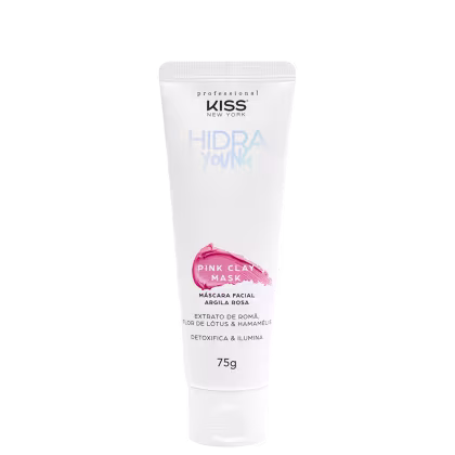 Imagem do produto Kiss New York Profissional Hidra Young Argila Rosa - Máscara Facial 75g