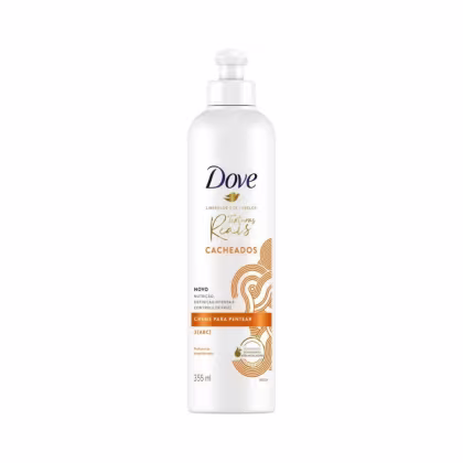 Creme de Pentear Texturas Reais Cacheados, da marca Dove.