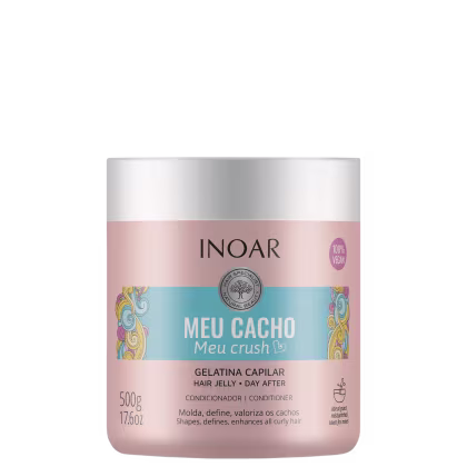 Imagem do produto Inoar Meu Cacho, Meu Crush - Gelatina Ativadora de Cachos 500g