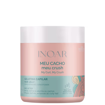 Imagem do produto Inoar Meu Cacho, Meu Crush - Gelatina Ativadora de Cachos 500g