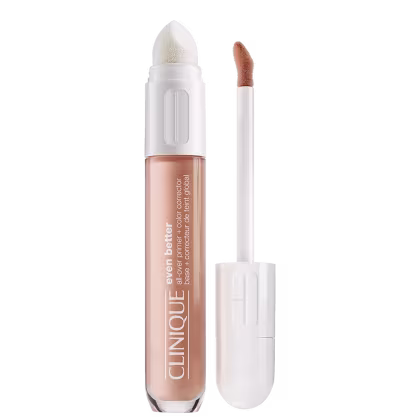 A imagem mostra o corretor de cor Clinique Even Better All-Over Peach.